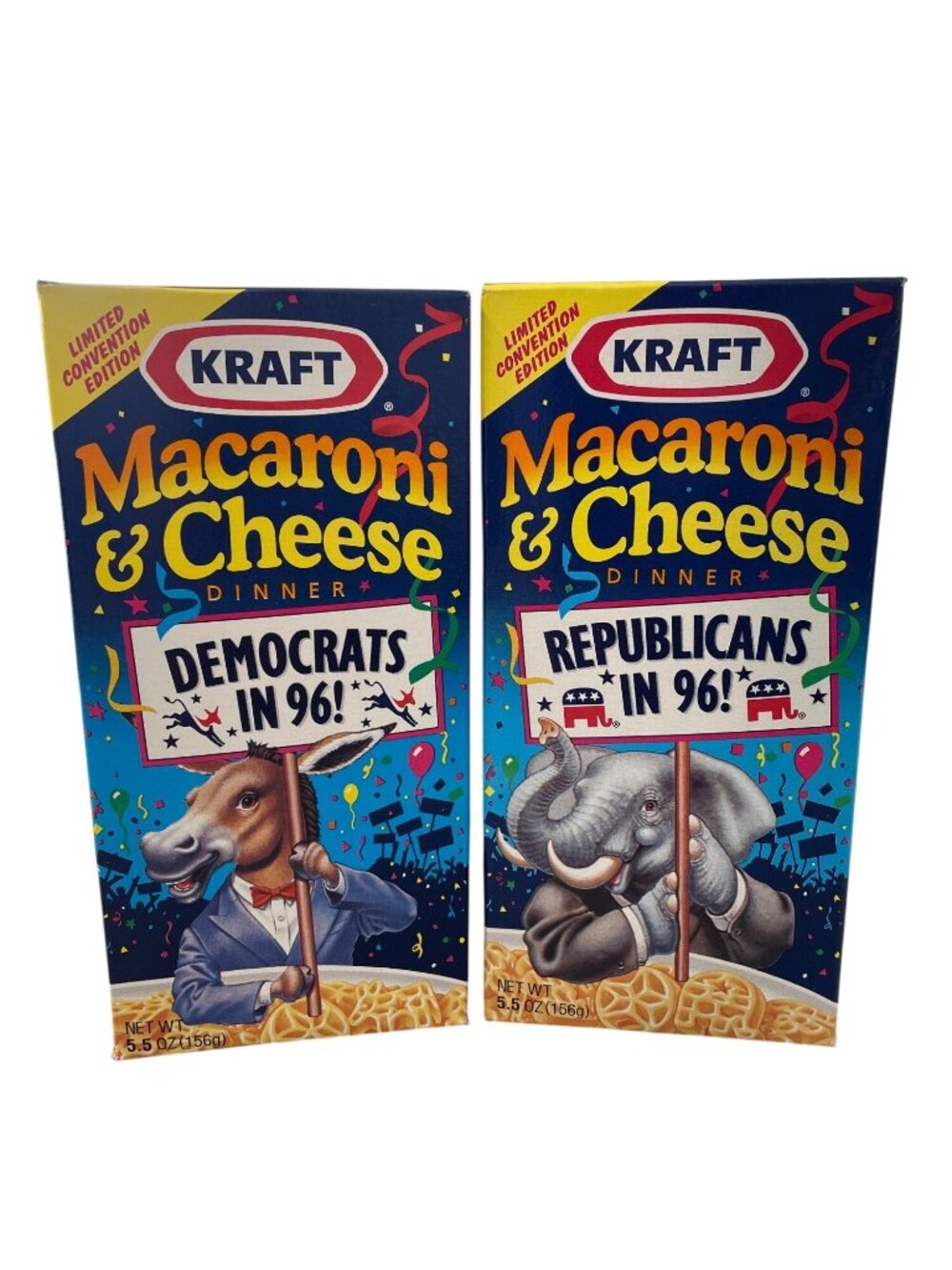Vintage 90s Kraft Macaroni & Cheese Limited Convention Edition Boxes 1996 Sealed